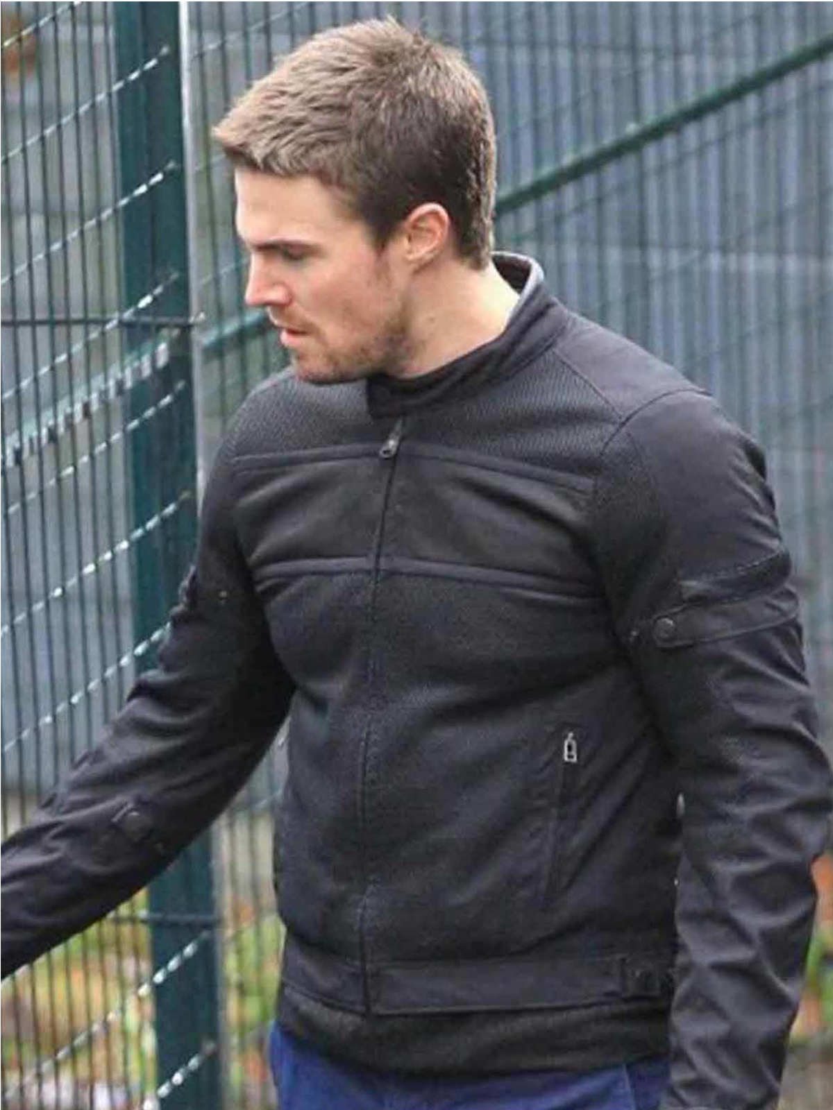 Oliver Queen Arrow Stephen Amell Black Jacket
