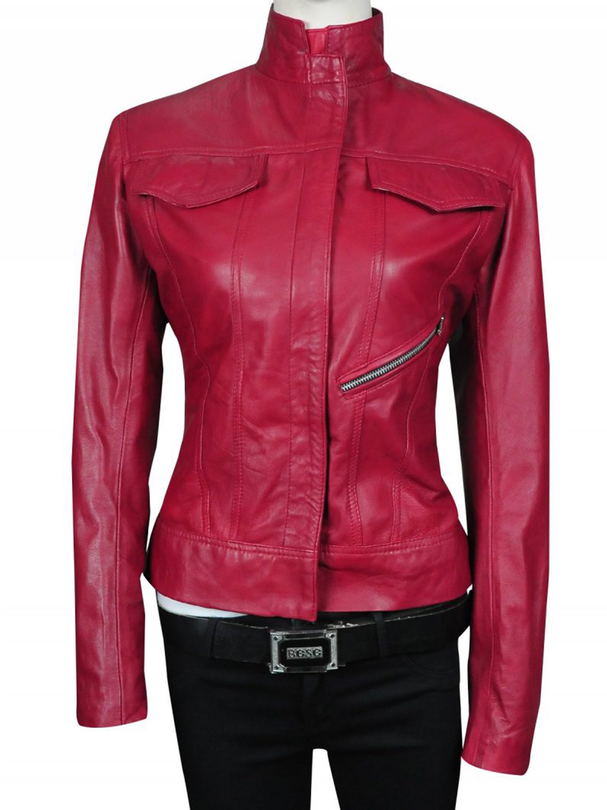 Once Upon A Time Jennifer Morrison Maroon Jacket