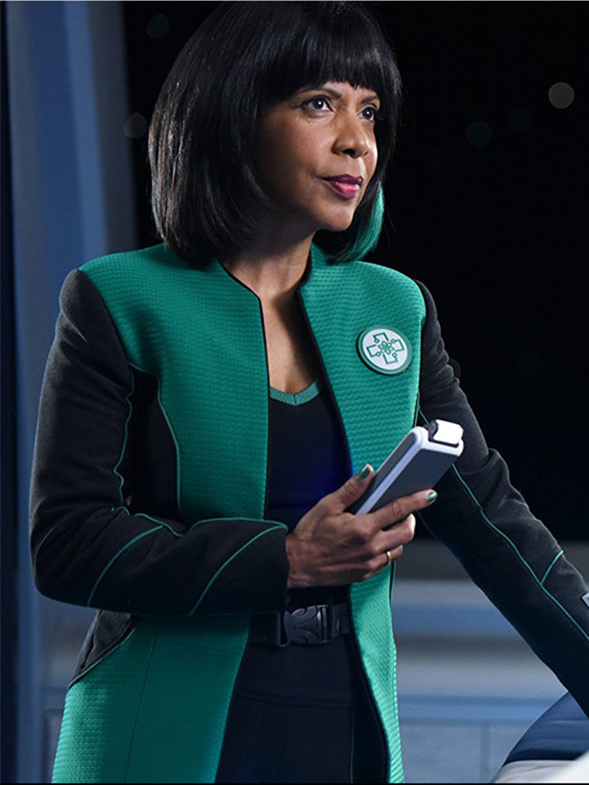 Penny Johnson Jerald in Tha Orville Jacket