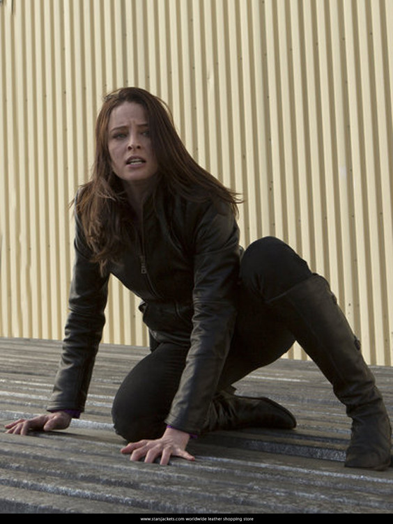 Continuum Tv series Rachel Nichols Leather Jacket