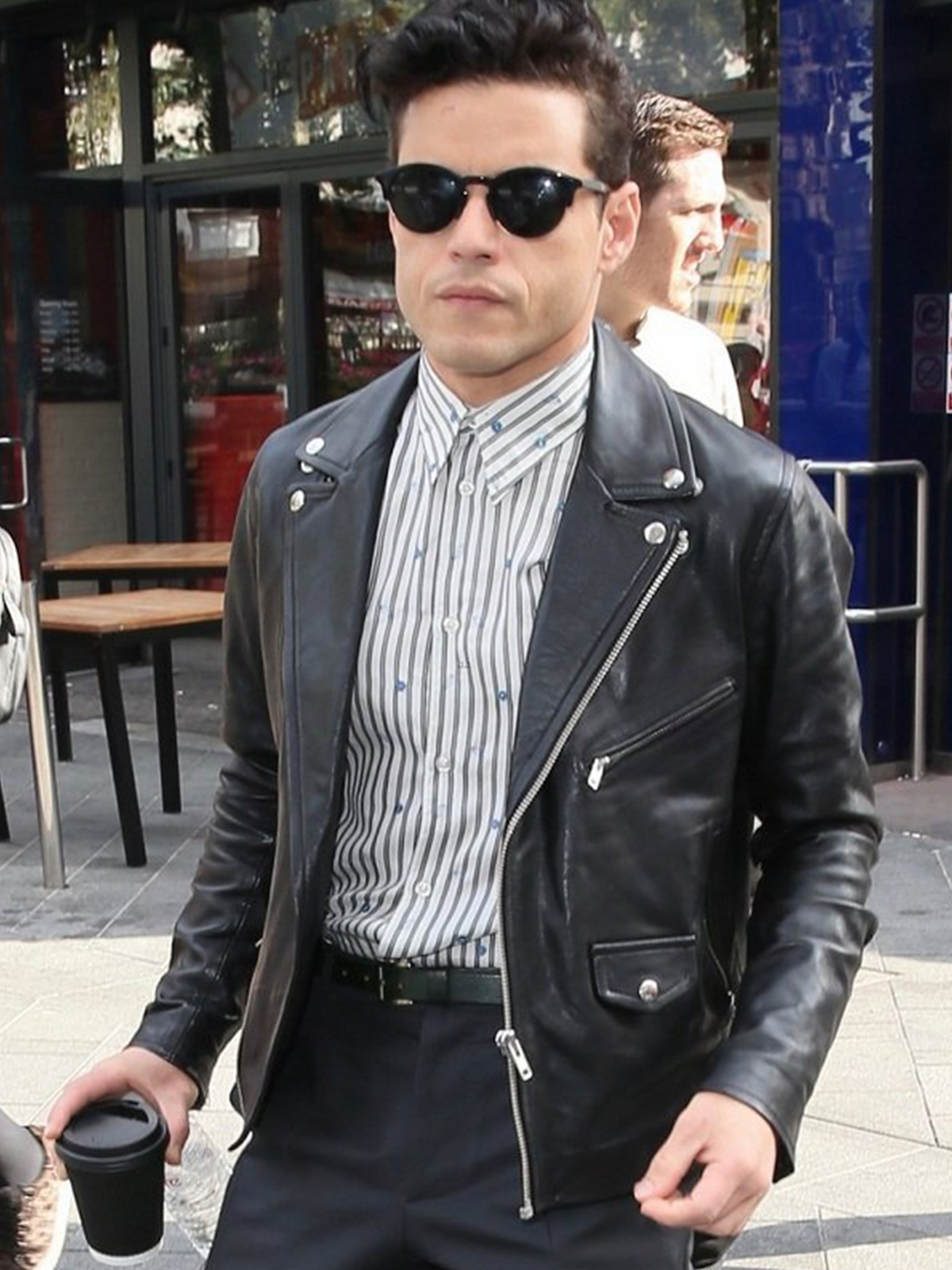 Rami Malek Bohemian Rhapsody Motorcycle Jacket