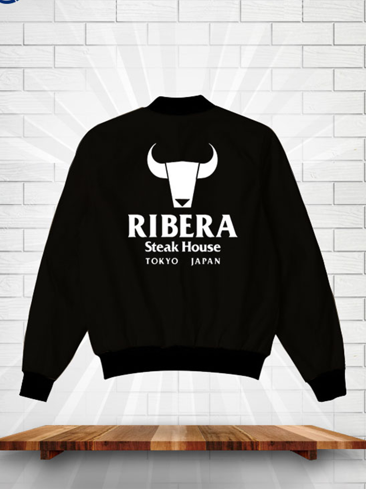 Ribera Steakhouse Tokyo Japan Merchandise Satin Jacket