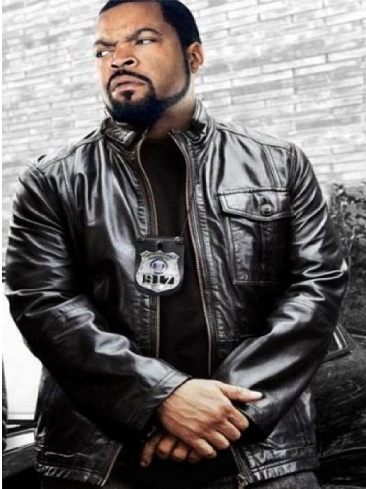 Ice Cube 22 Jump Street Captain Dickson Black Jacket