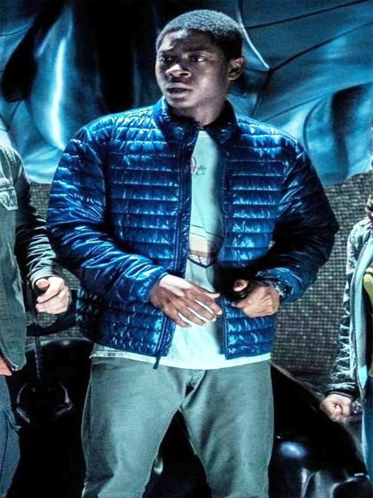 Rj Cyler Blue Puffer Power Ranger Jacket