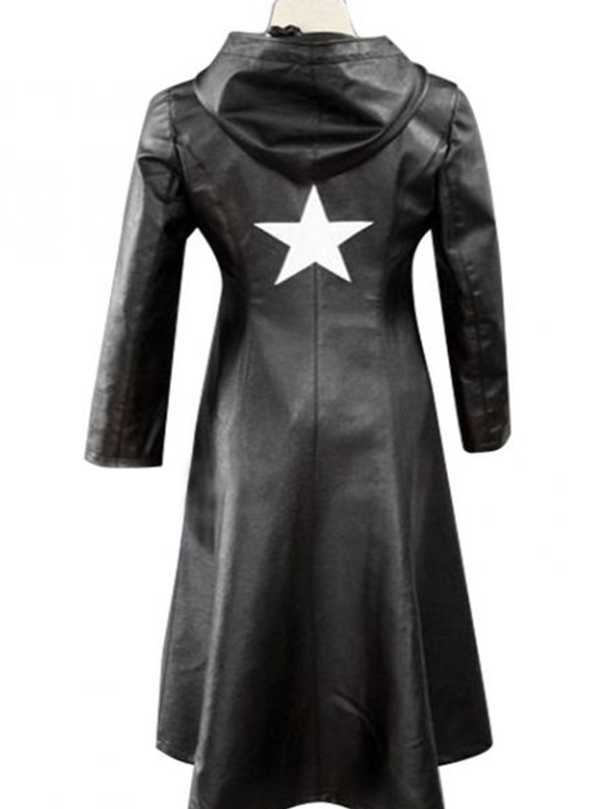 Rock Shooter Black Trench Coat