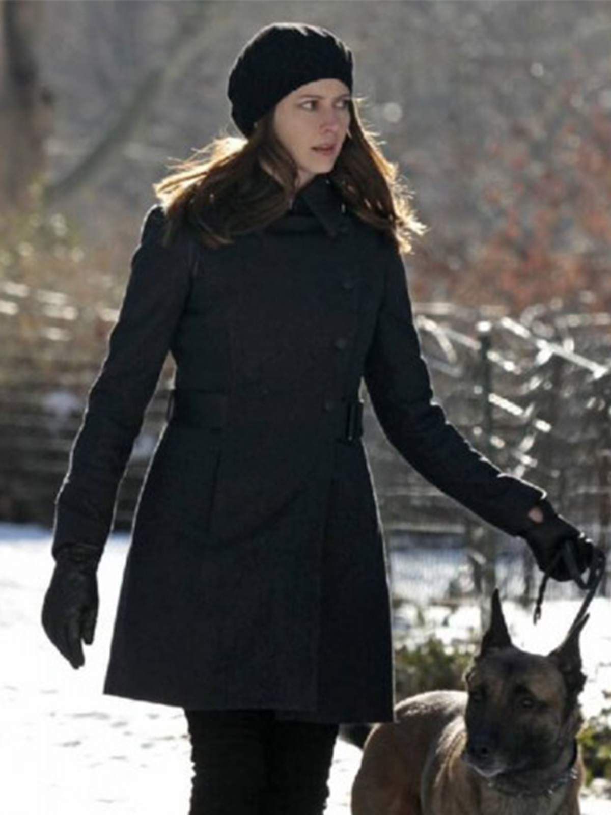Amy Acker Person of Interest Black Wool Coat