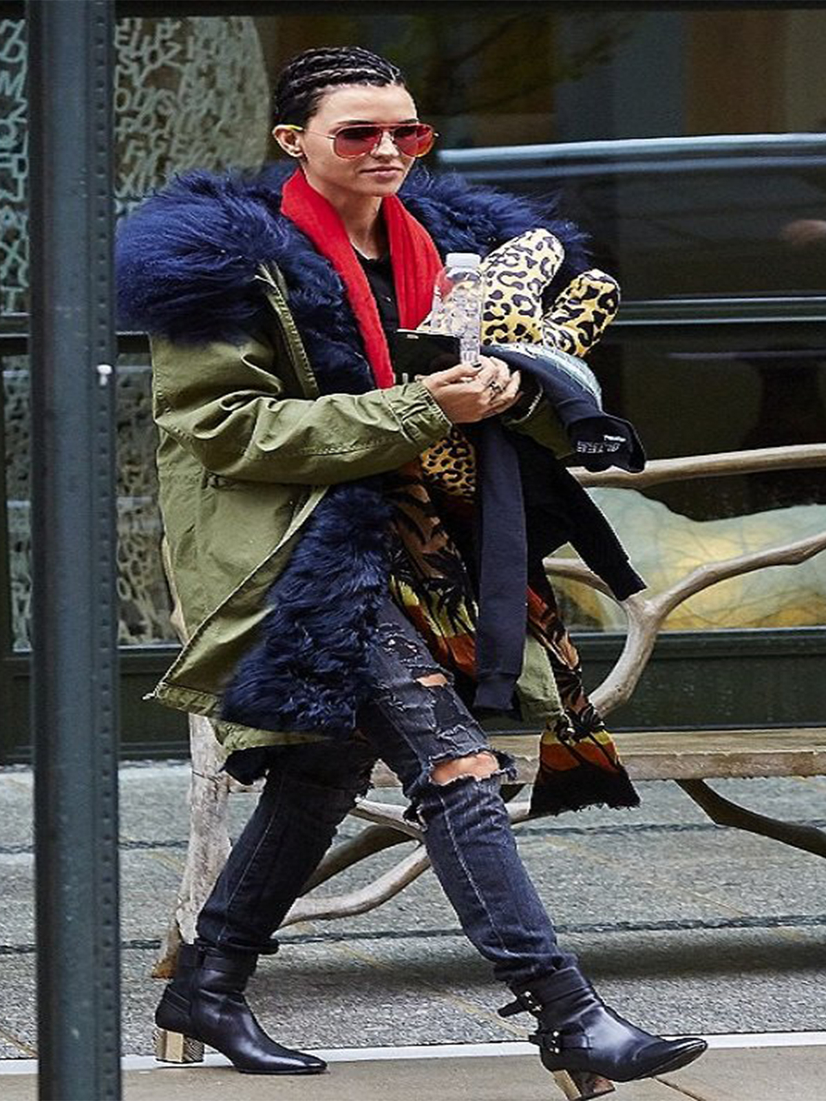 Ruby Rose xXx Return of Xander Cage Fur Coat