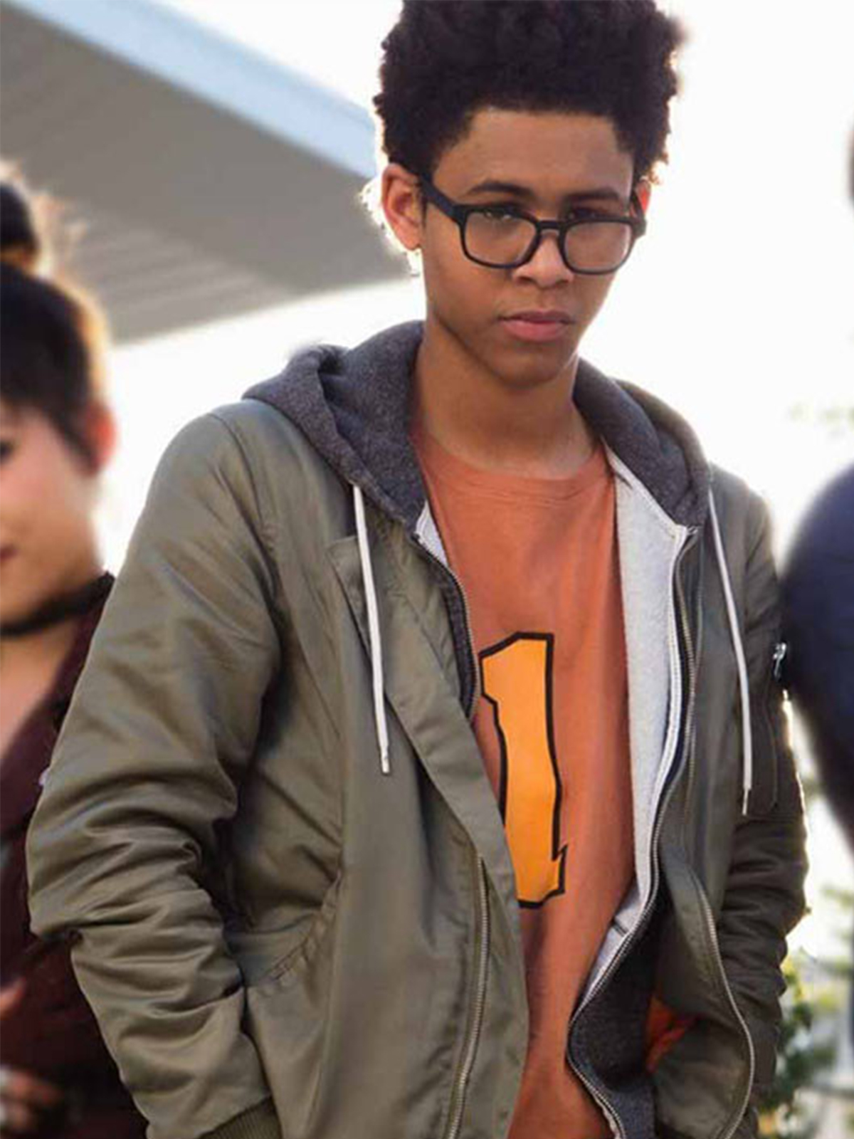 Runaways Rhenzy Feliz Greenish Grey Jacket