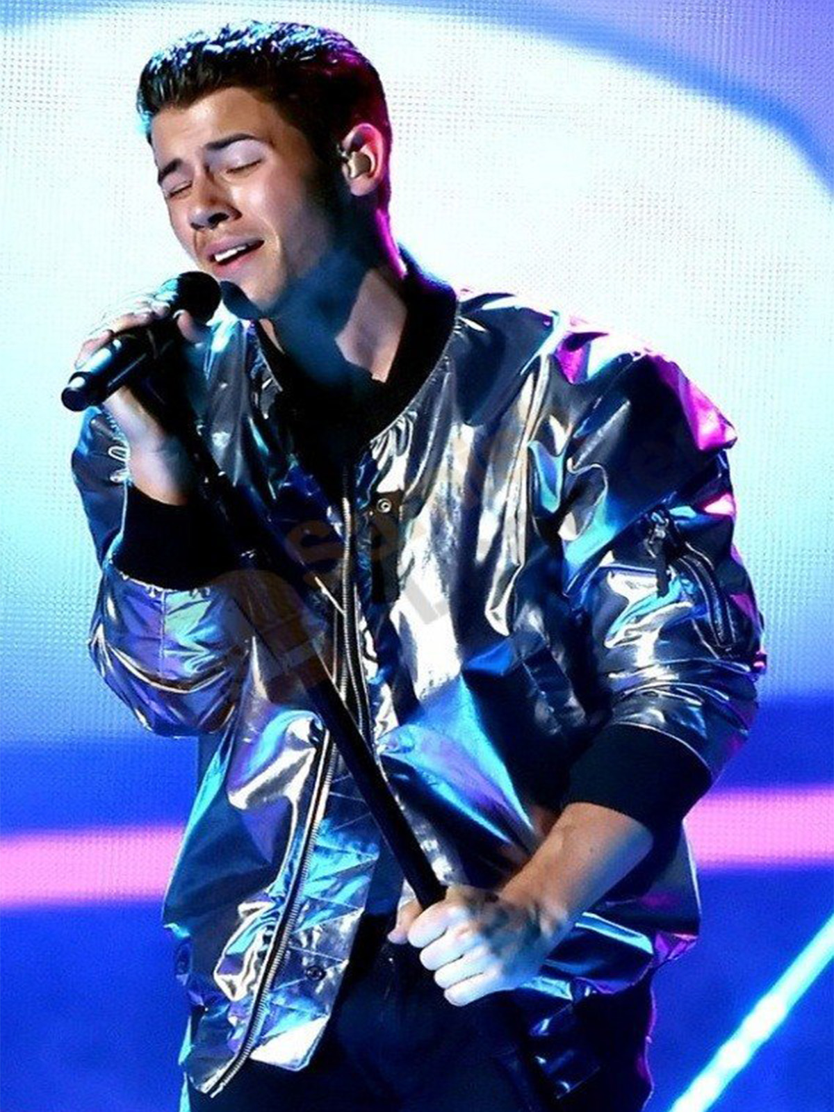 BMA Nick Jonas Metallic Jacket