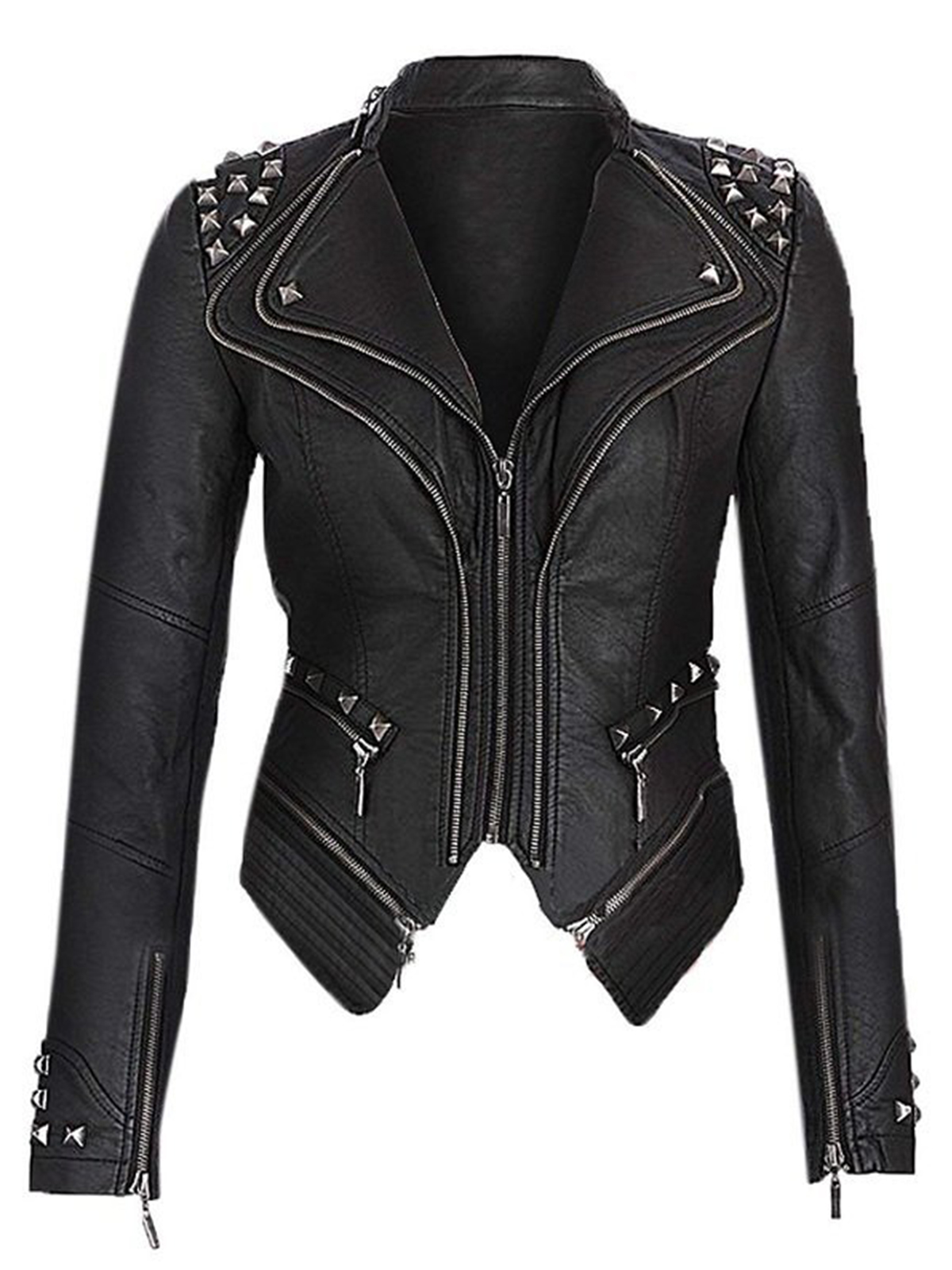 Saraya-Jade Bevis Studded Black Jacket