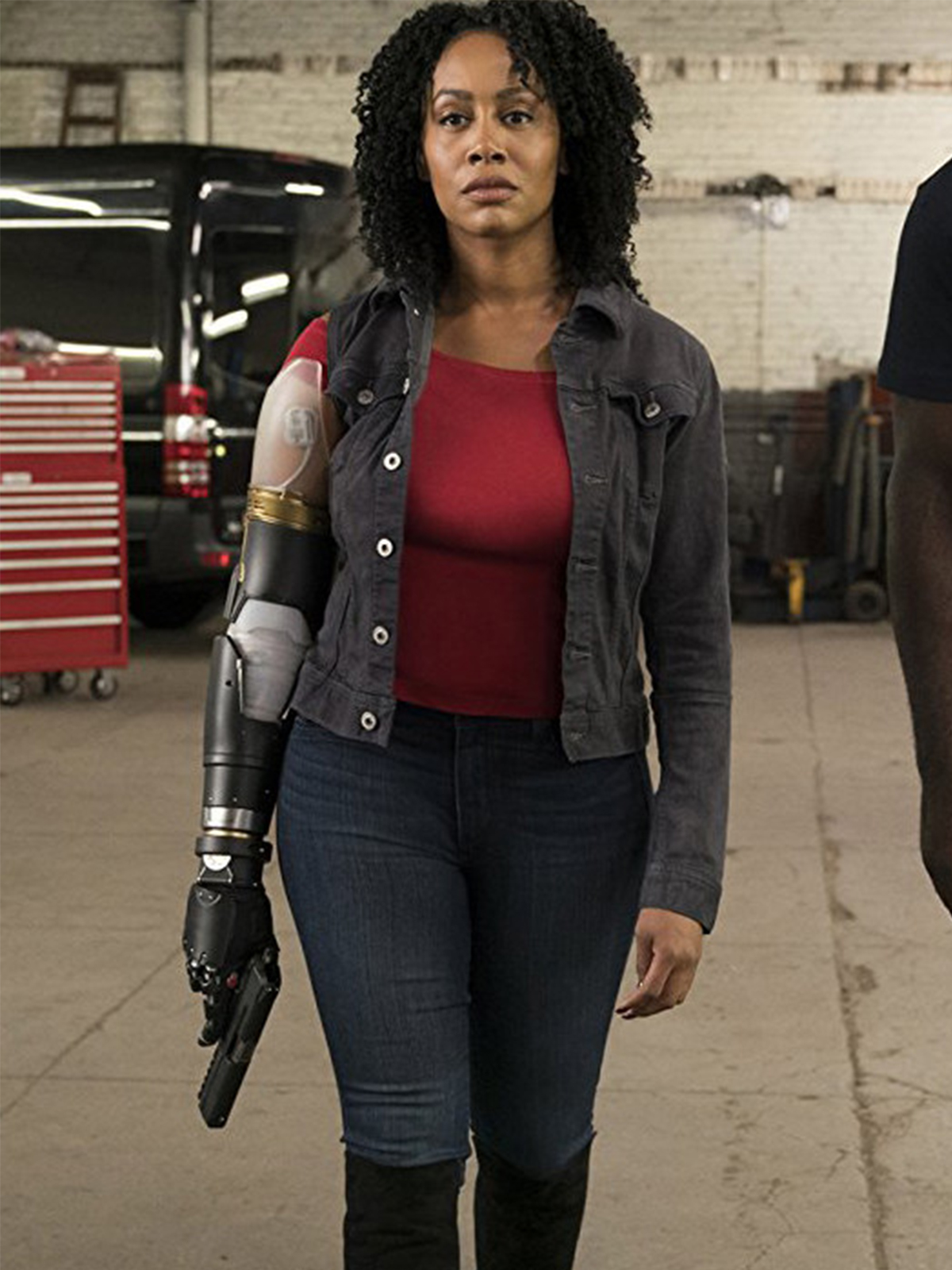 Simone Missick Iron Fist Denim Jacket