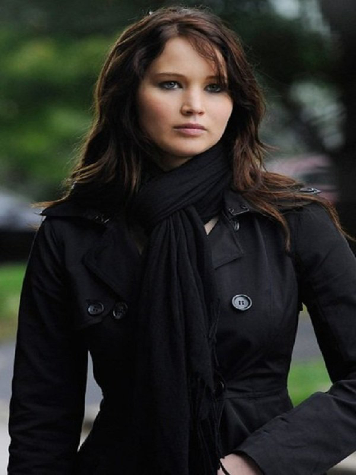 Silver Linings Playbook Jennifer Lawrence Trench Coat