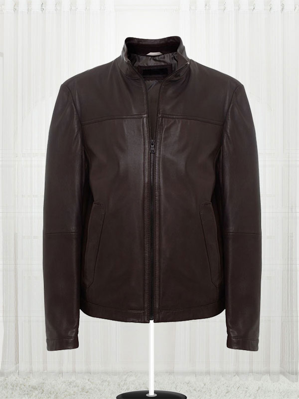 Stephen Amell Quilted Brown Jacket