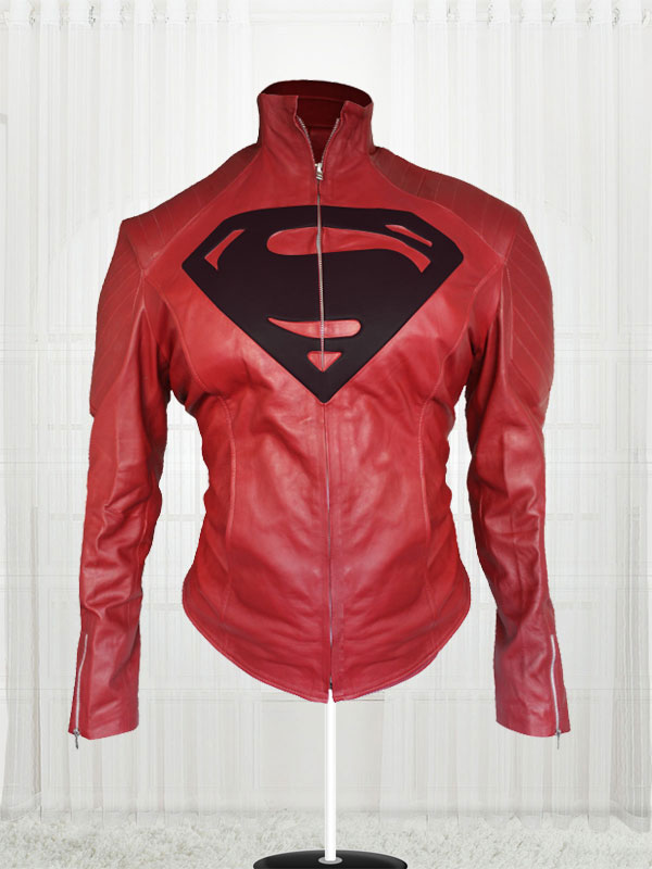 Smallville Supergirl Red Leather Jacket