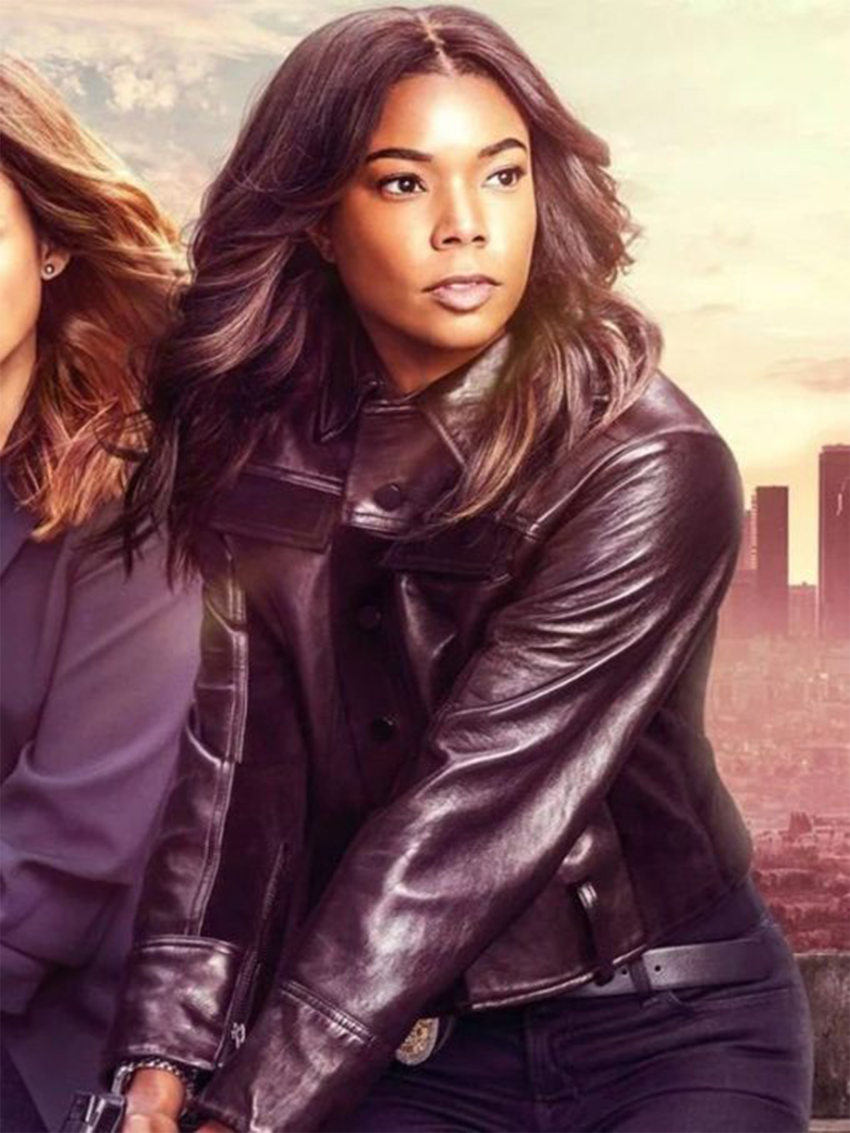 Sydney Burnett L.A.’s Finest Black Leather Jacket