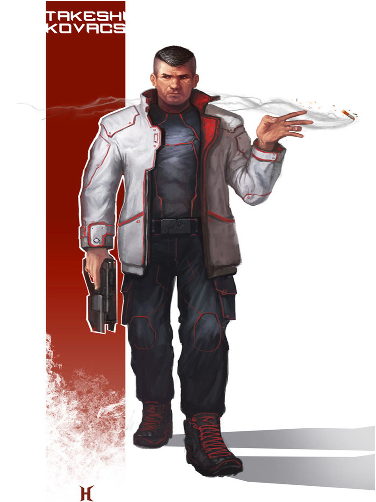 Takeshi Kovacs Nemanja Leather Jacket