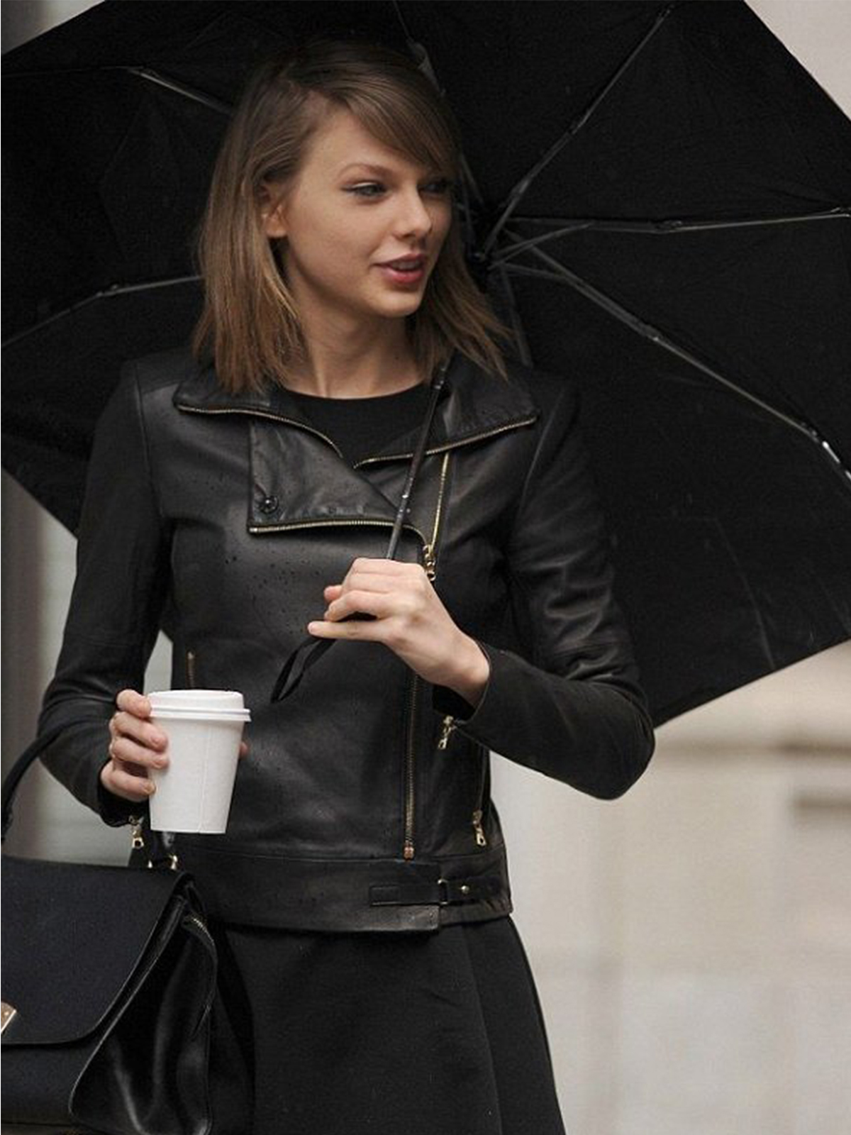Taylor Swift Black Leather Jacket