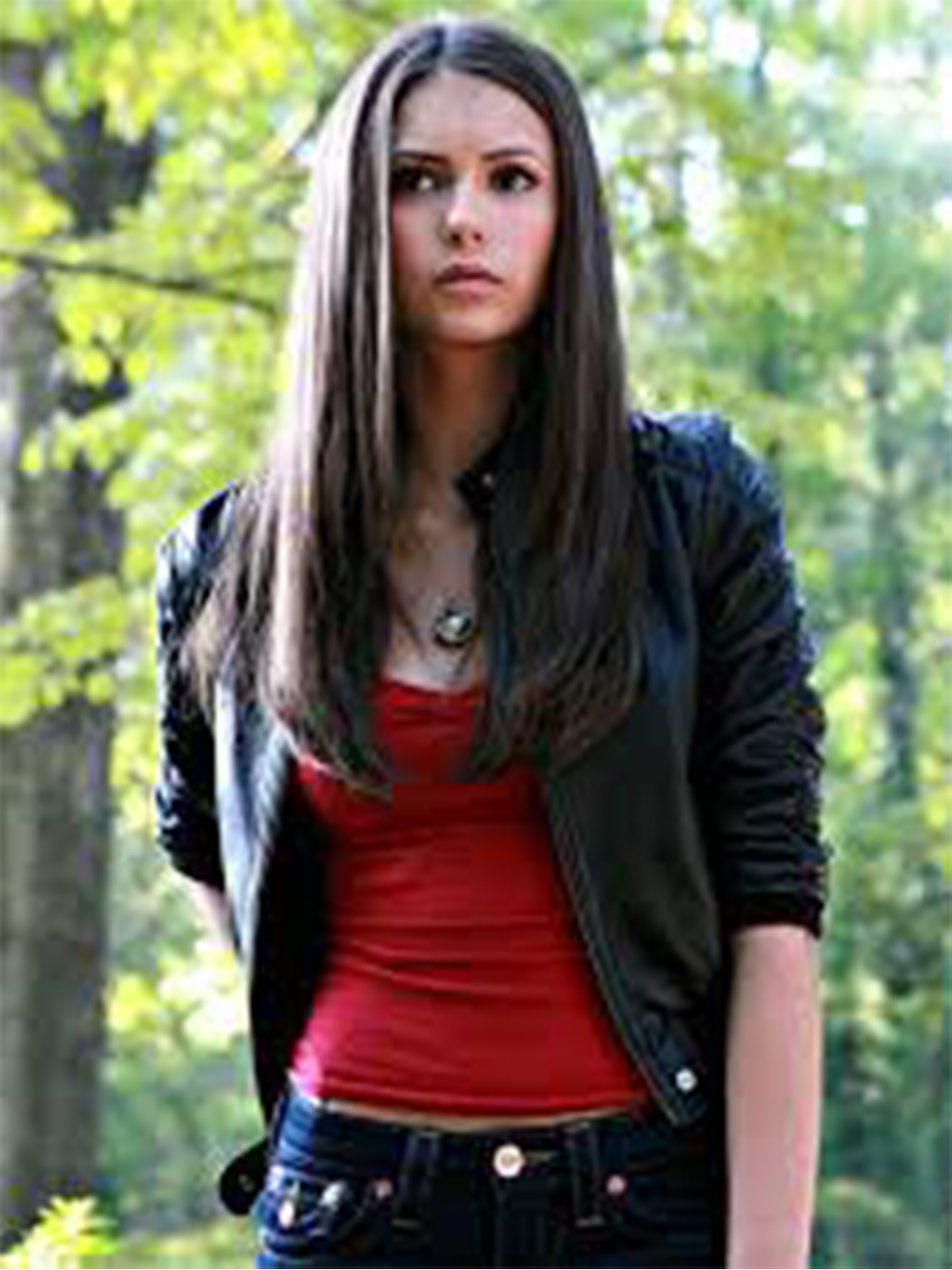 The Vampire Diaries Tv Series Elena Gilbert Black Leather Jacket