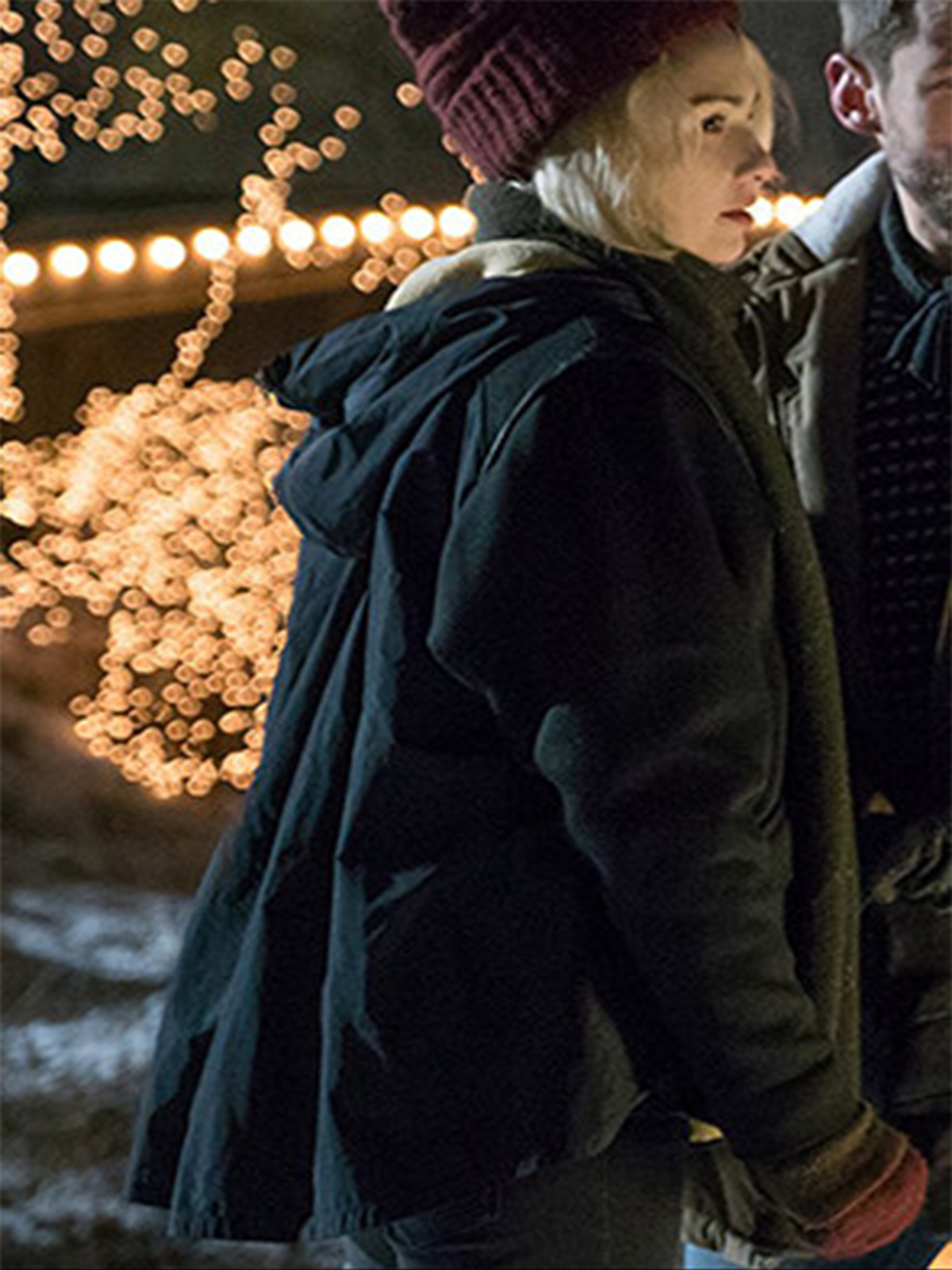 Tuppence Middleton in Movie Sense 8 Bomber Jacket