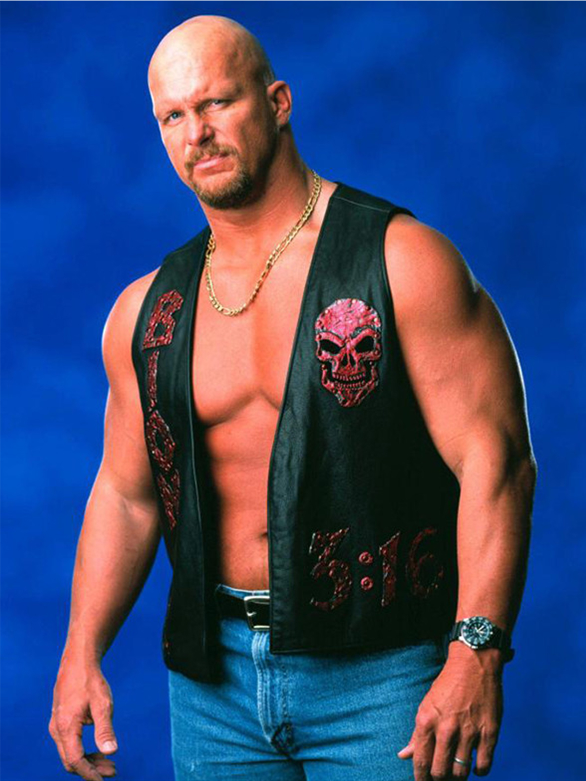 WWE Superstar Wrestler Stone Cold Leather Vest