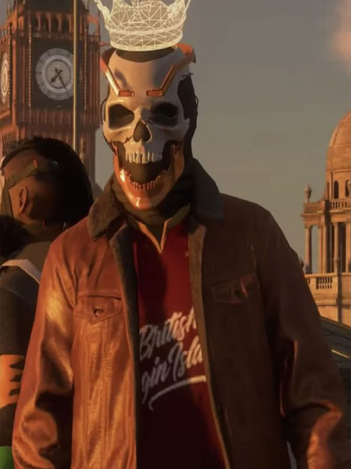 Watch Dogs Legion Brown Leather Jacket
