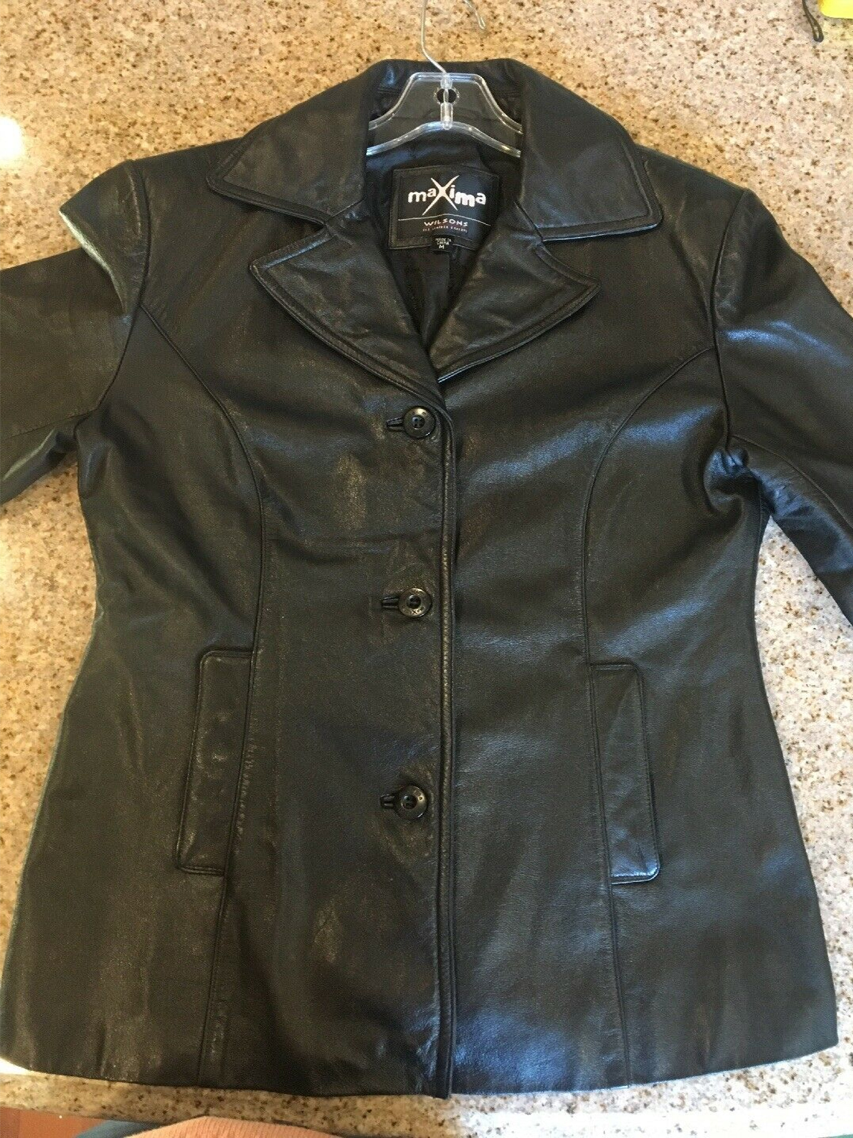 Women's Maxima Black Leather Jacket