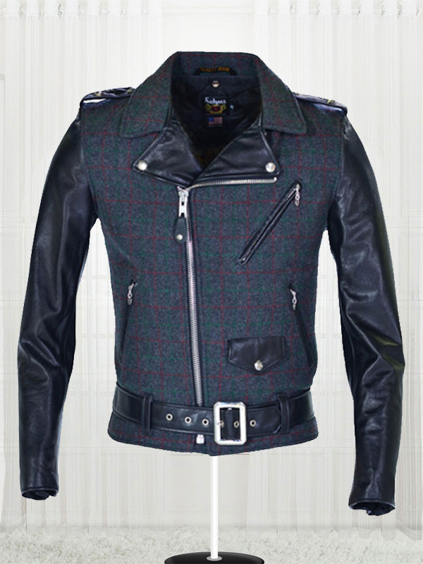 Designer Wool With Genuine Leather Jacket