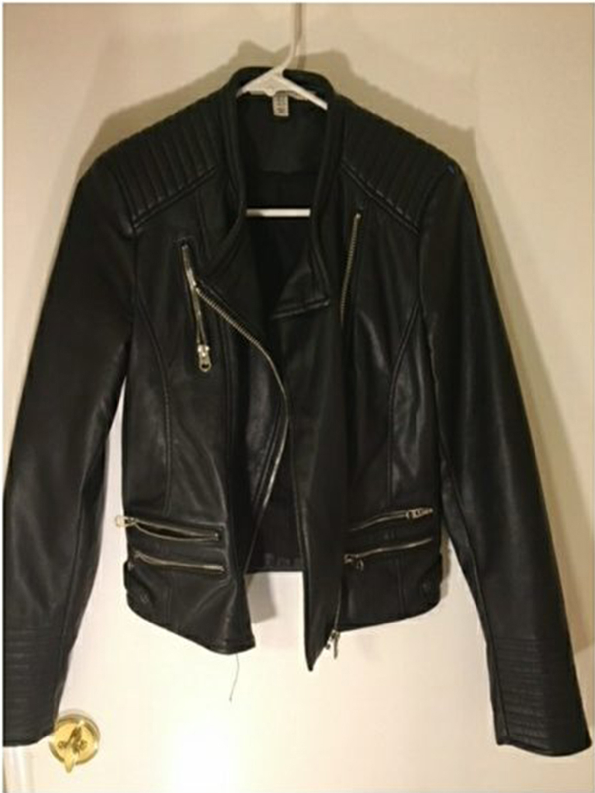 Zara TRF Outerwear Faux Leather Jacket