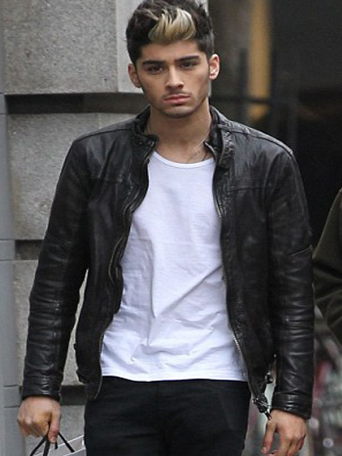 Zayn Malik Slimfit Black Leather Jacket