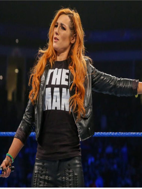 Becky Lynch Black Women Slim Fit WWE Jacket