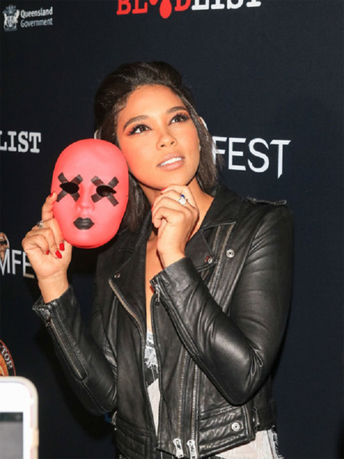 Alexandra Shipp Leather Jacket