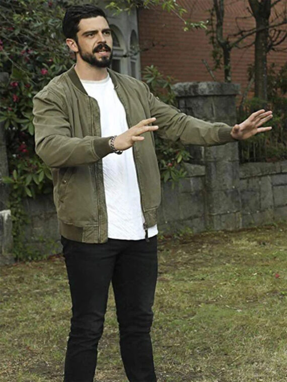 Micah Parker Take Two Green Cotton Jacket