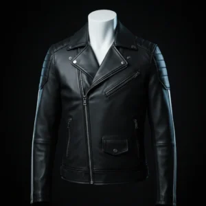 Winter Soldier Avengers Secret Wars Leather Jacket - Sebastian Stan Bucky Barnes Black Tactical Jacket