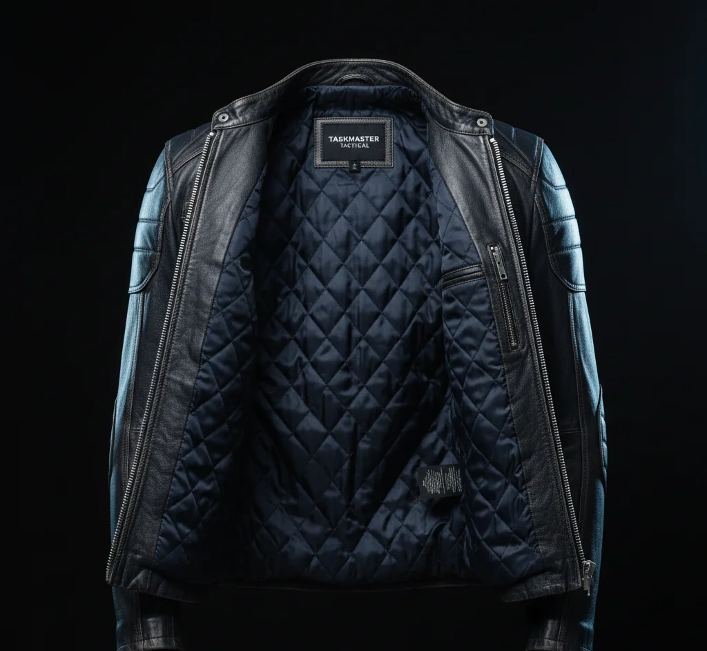 Taskmaster Avengers Secret Wars Leather Jacket – Olga Kurylenko Tactical Combat Hooded Jacket