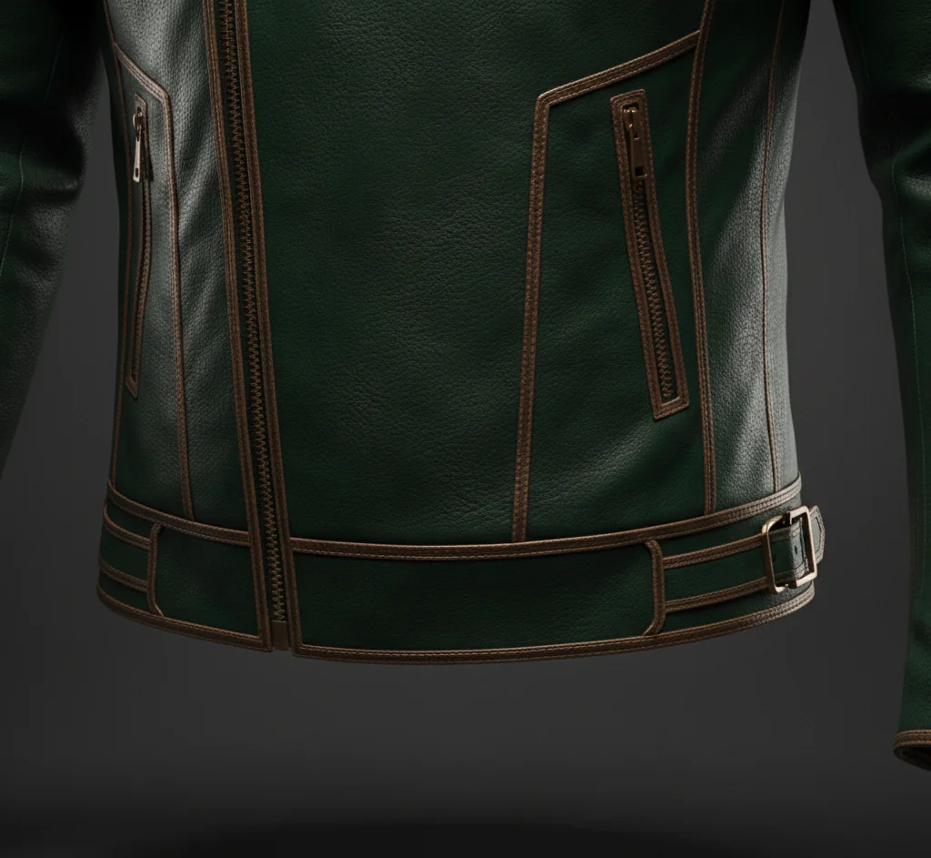 Doctor Doom Armored Green Leather Jacket | Avengers Secret Wars 2027