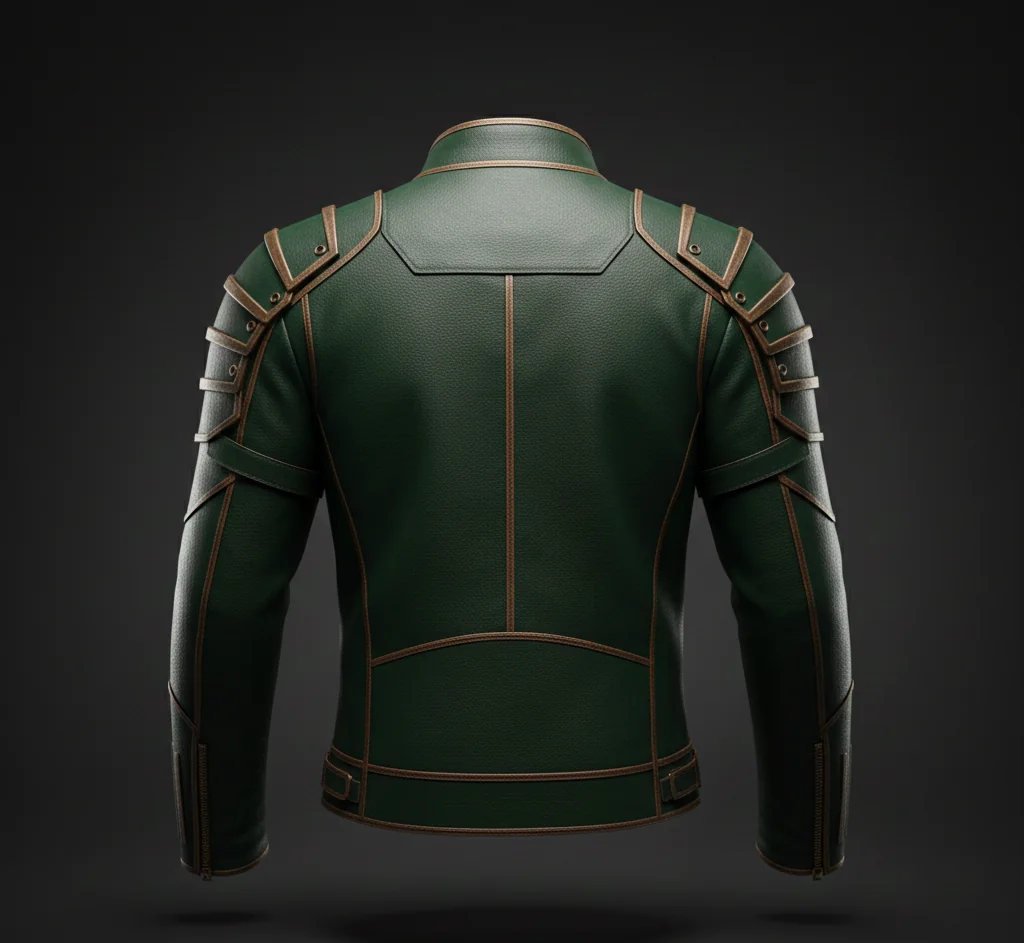Doctor Doom Armored Green Leather Jacket | Avengers Secret Wars 2027