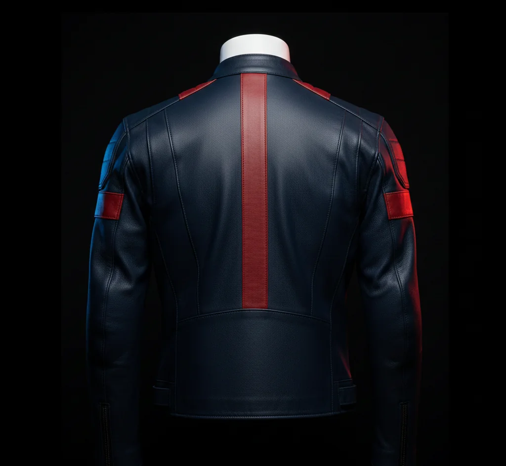 U.S. Agent Avengers Secret Wars Leather Jacket – Wyatt Russell Black Tactical Military Bomber Jacket