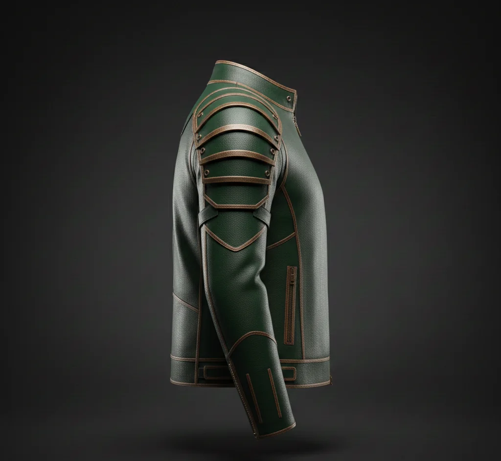 Doctor Doom Armored Green Leather Jacket | Avengers Secret Wars 2027