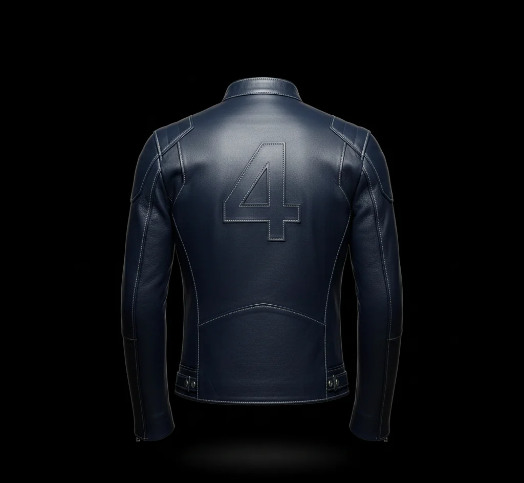 Reed Richards Mr Fantastic Leather Jacket – Pedro Pascal Fantastic Four Blue Scientific Coat