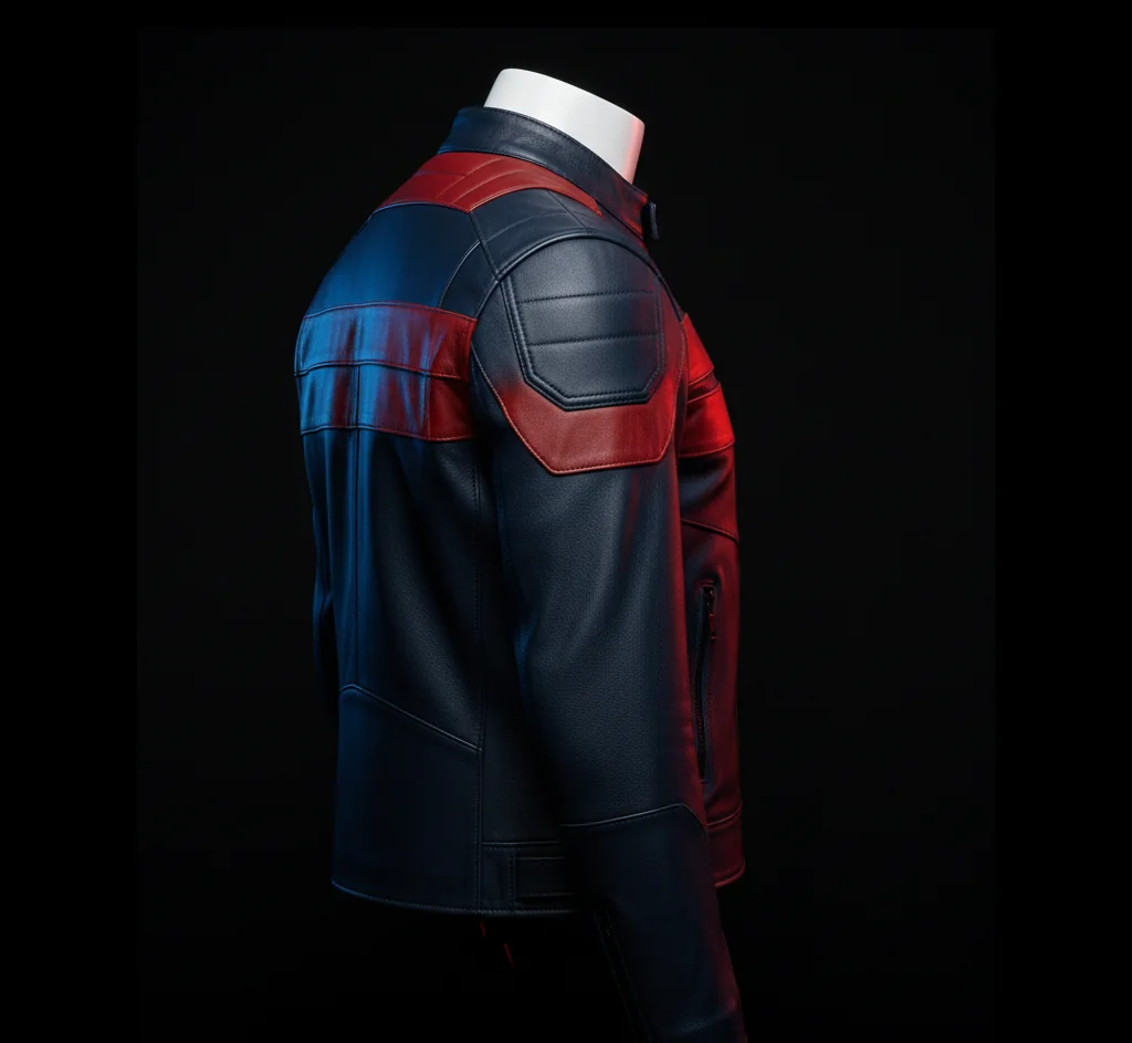 U.S. Agent Avengers Secret Wars Leather Jacket – Wyatt Russell Black Tactical Military Bomber Jacket