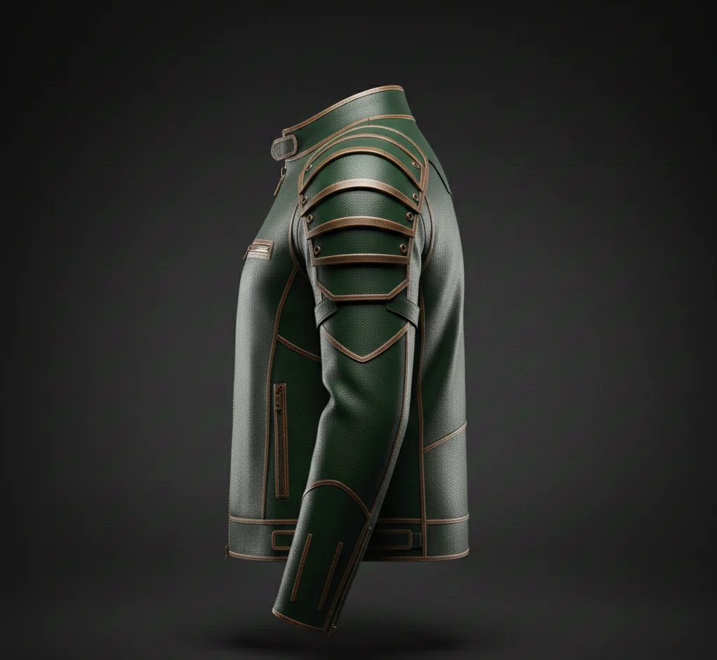 Doctor Doom Armored Green Leather Jacket | Avengers Secret Wars 2027