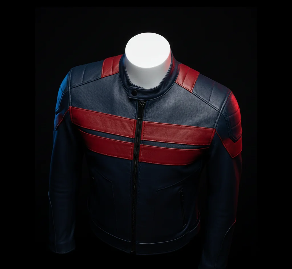 U.S. Agent Avengers Secret Wars Leather Jacket – Wyatt Russell Black Tactical Military Bomber Jacket