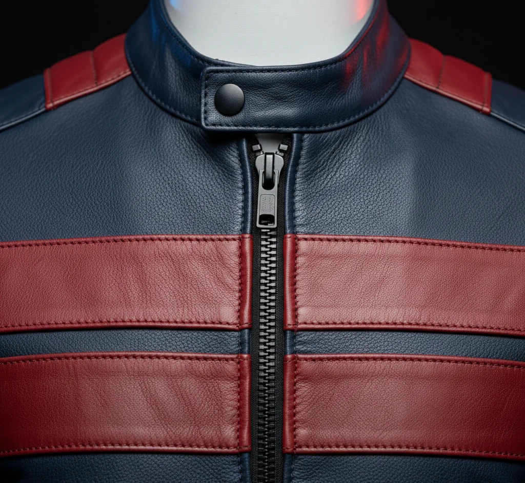 U.S. Agent Avengers Secret Wars Leather Jacket – Wyatt Russell Black Tactical Military Bomber Jacket