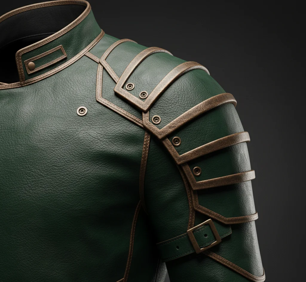 Doctor Doom Armored Green Leather Jacket | Avengers Secret Wars 2027