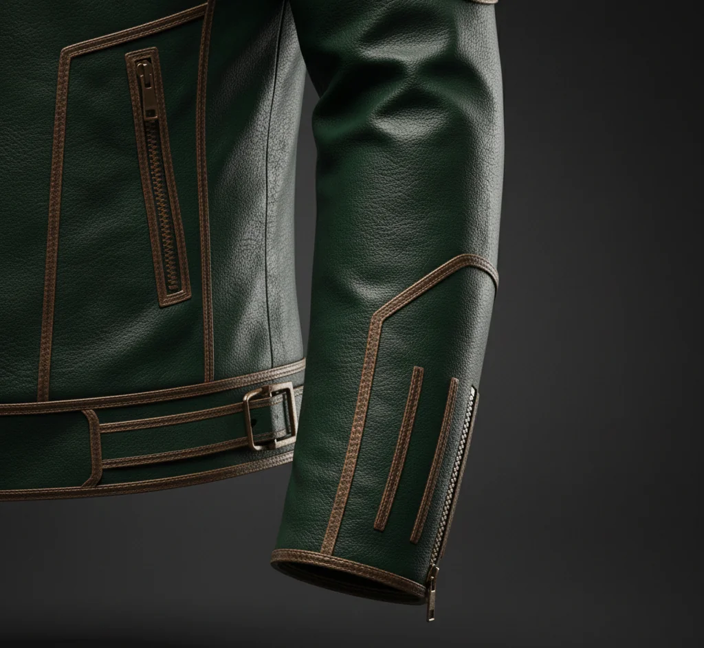 Doctor Doom Avengers Secret Wars Leather Coat – Robert Downey Jr Green Hooded Villain Trench Coat