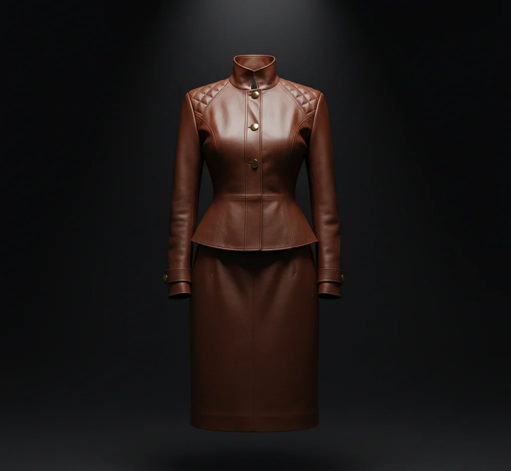 Melania (2026) Movie Edition: “The Diplomat” Brown Leather Set